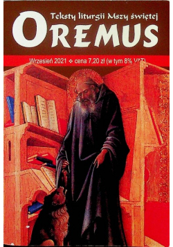 Teksty liturgii Mszy Świętej Oremus wrzesień 9 2021