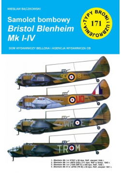 Samolot bombowy Bristol Blenheim Mk I IV