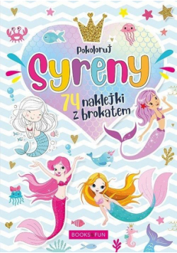 Kolorowanka z naklejkami - Syreny