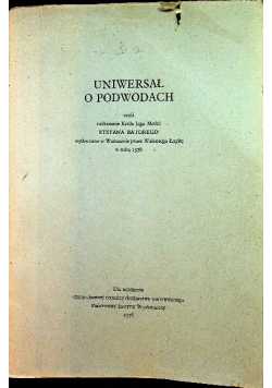 Uniwersał o podwodach