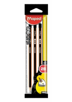 Ołówek Blackpeps 2B 3szt MAPED