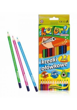 Kredki Premium Kolori 12 kolorów PENMATE