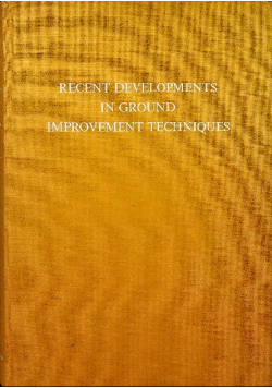 Recent Developments in Ground Improvement Techniques