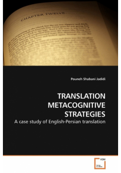 Translation Metacognitive Strategies