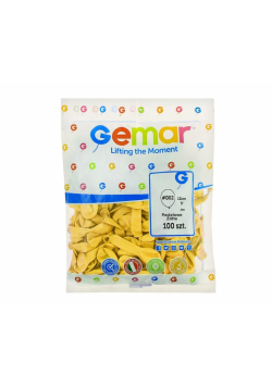 Balony pastelowe żółte 100szt