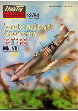 Mały modelarz nr 12 Samolot myśliwski Supermarine Spitfire
