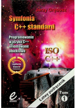 Symfonia C + + Standard Tom 1