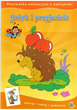 Malowanki edukacyjne - Jeżyk i przyjaciele