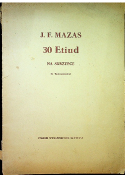 Mazas 30 etiud na skrzypce