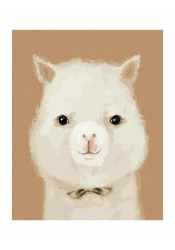 Malowanie po numerach - Lama 40x50cm