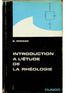 Introduction a l'etude de la rheologie