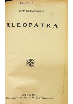 Kleopatra 1935 r.