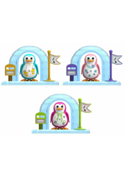 DigiPenguins Pingwinek z igloo, 3 rodzaje DUMEL