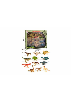 Zestaw dinozaurów 12 el.