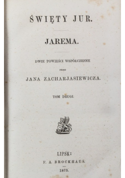 Święty Jur Jarema 1873 r.