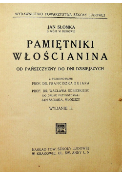 Pamiętniki włościanina 1929 r