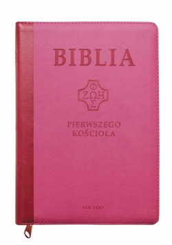 Biblia pierwszego Kościoła różowa z paginatorami