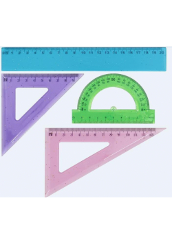Zestaw geometryczny brokatowy GRAND