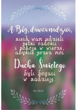 A Kartka składana - A Bóg dawca nadziei