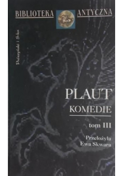 Plaut Komedie Tom III