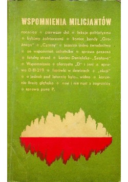 Wspomnienia milicjantów