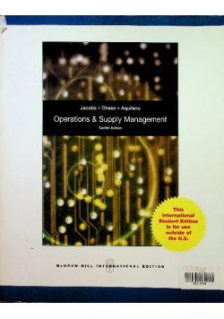Operations and supply management