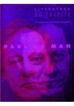 Literatura na świecie nr 10  11  Paul de Man