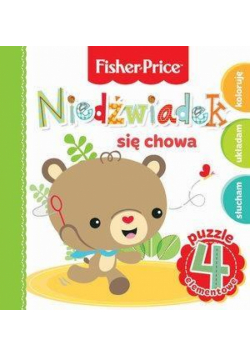Fisher Price Puzzle. Niedźwiadek się chowa