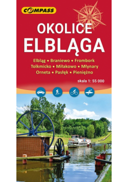 Okolice Elbląga mapa turystyczna