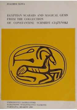 Egyptian scarabs and magical gems from the collection of constantine schmidt Ciążyński