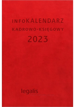 infoKALENDARZ kadrowo-księgowy 2023