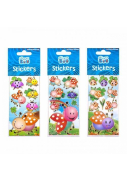 Naklejki Sticker BOO silver biedronki