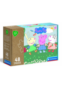 Puzzle 3x48 Play For Future Peppa Pig