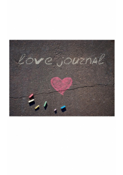 Love chalk valentine's   blank journal