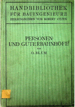 Personen und guterbahnhofe 1930 r.