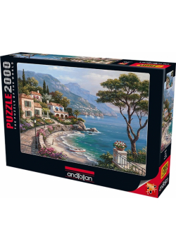 Puzzle 2000 Domy nad jeziorem