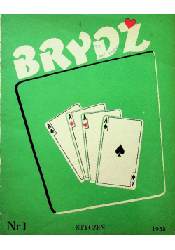 Brydż nr 1 do 12 / 1958