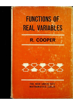 functions of real variables