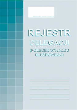 Rejestr delegacji