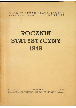Rocznik statystyczny 1949, 1950 r.