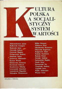 Kultura polska a socjalistyczny system wartości