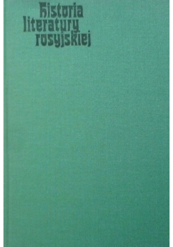 Historia literatury rosyjskiej tom 2