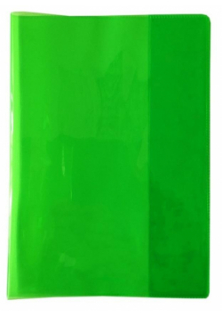 Okładka na zeszyt A5 PVC Neon zielony (10szt)