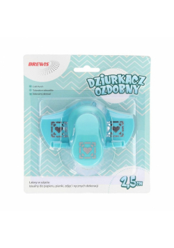 Dziurkacz ozdobny brzegowy - Serce 2,5cm