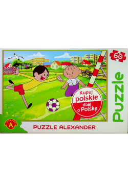 Puzzle 60 Bolek i Lolek Piłka nożna NOWE