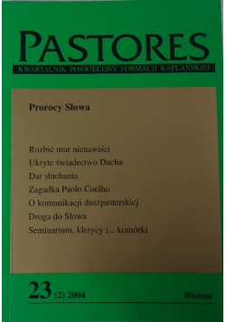 Pastores 23 Prorocy słowa