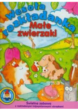 Wesoła rozklaskana małe zwierzaki