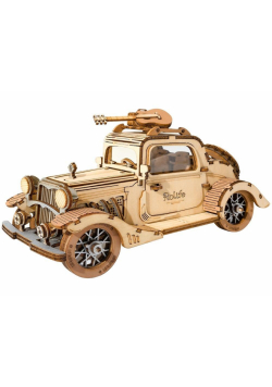 Puzzle Drewniane 3D Zabytkowe Auto