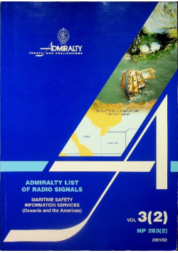 Admiralty List Of Radio Signals Nr 3 / 2001