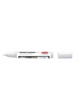 Marker kredowy 1,5 mm biały TOMA